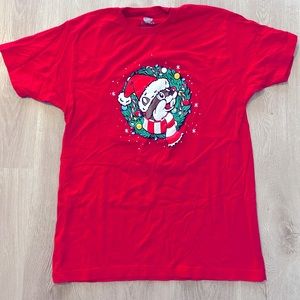 Bucees Christmas T Shirt Size Large Buc-ees